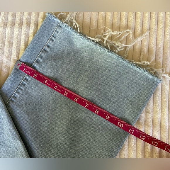 Veronica Beard Grant high waist wide leg button fly Jeans light blue size 29 - Picture 12 of 16